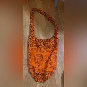 Beautiful boho elephant print crossbody bag